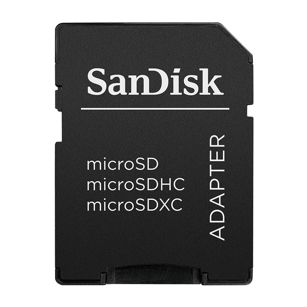 Detalhes do Cartão Memória Sandisk 256gb Micro Sdxc 100Mbs e Adapt