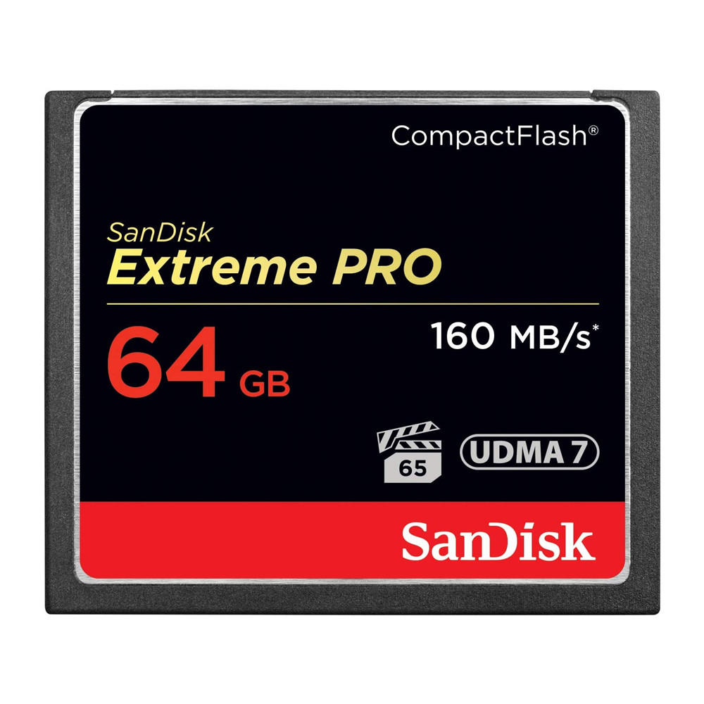 Cartão Memória CompactFlash 64gb Sandisk Extreme Pro 160Mbs em Oferta na Shopee