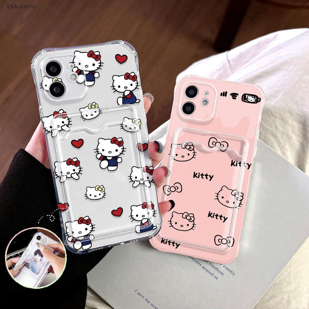 Capa Para Samsung Galaxy A17 A16 A06 A15 A14 A13 A12 A10S A05S A05 A03 Core 4G 5G Silicone Capinha Card Case KB 6044