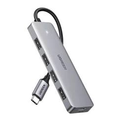 Hub Adaptador Multifuncional Ugreen Usb C p/Usb A Cinza