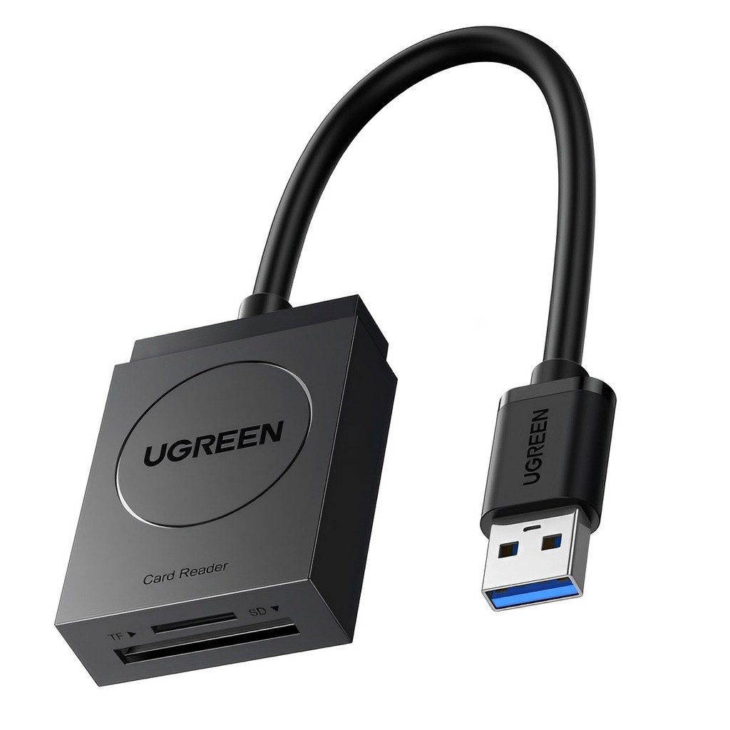 Adaptador Ugreen Cr127 Usb 3.0 p Micro Sd e SD Preto em Oferta na Shopee