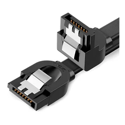 Cabo Sata Ugreen p/Sata 3 Ângulo Reto e 90° 0.5m Preto