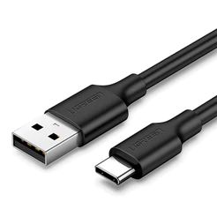 Cabo de Dados Ugreen US287 Usb 2.0 p Usb Tipo C 1.5m Preto