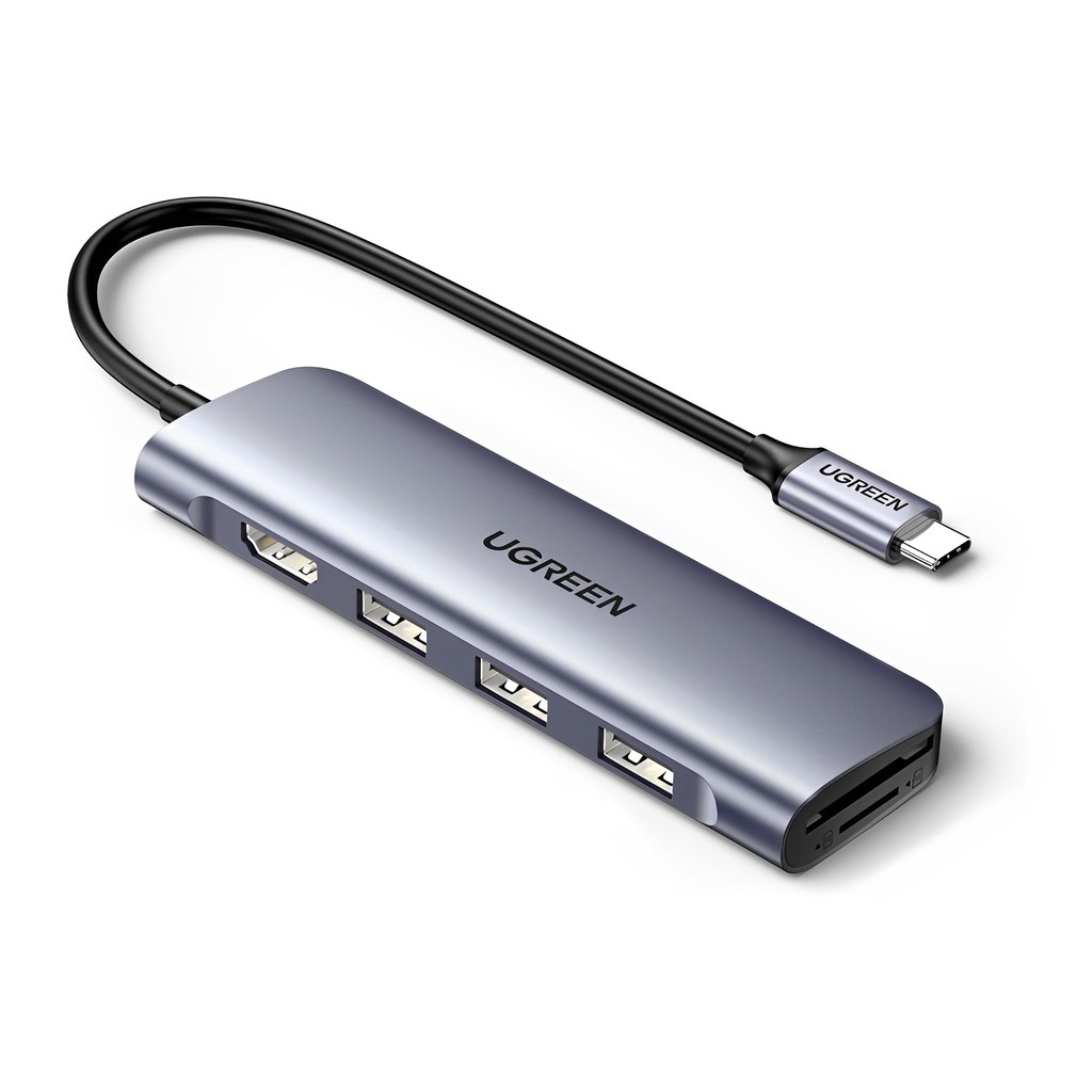 Hub Usb-C Multifuncional Ugreen 6 em 1 4k/30Hz Cinza em Oferta na Shopee