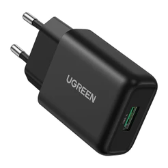 Carregador Usb Ugreen Porta Usb A Max. 18W Qc 3.0 Preto