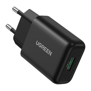 Carregador Usb Ugreen Porta Usb A Max. 18W Qc 3.0 Preto em Oferta na Shopee