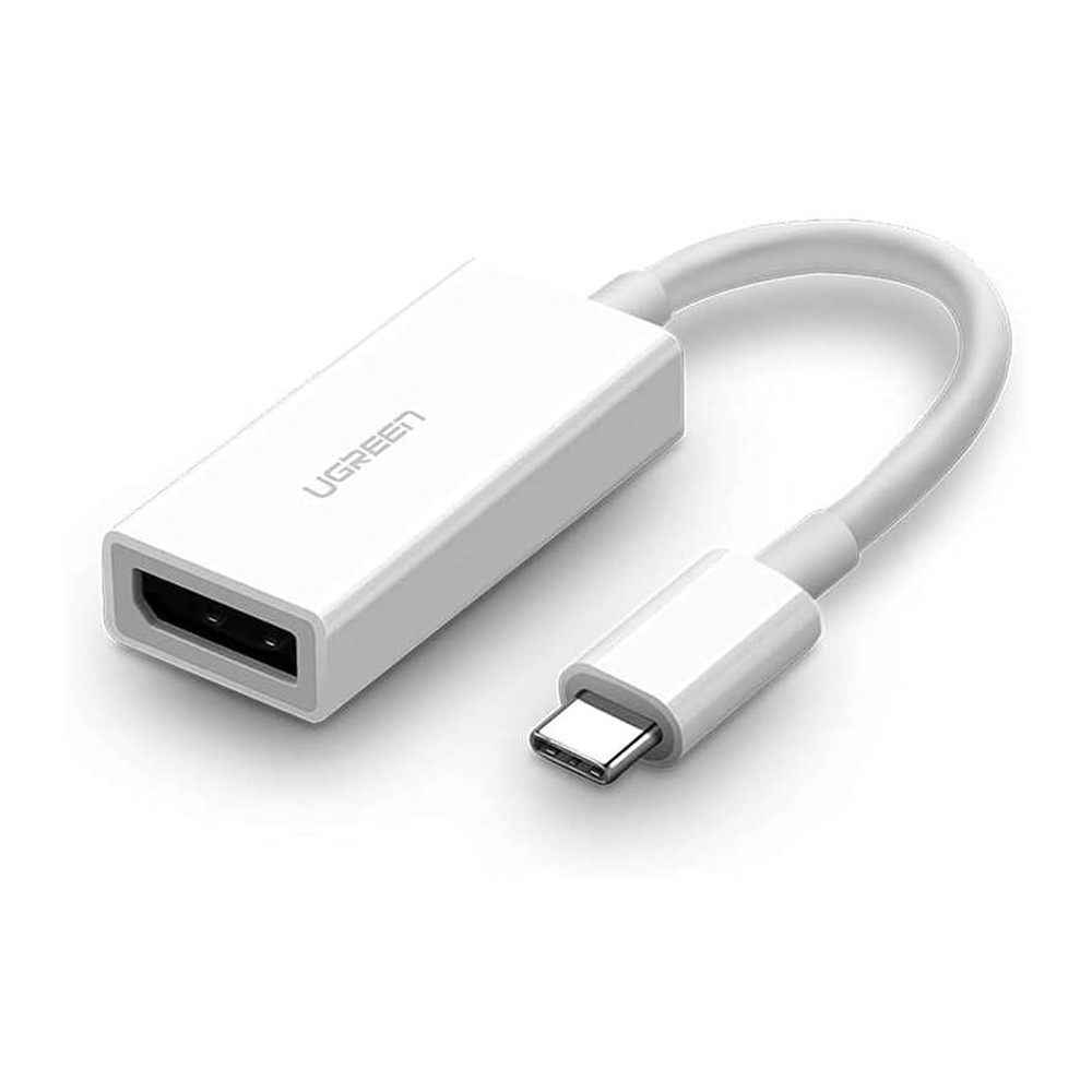 Adaptador Ugreen DisplayPort Femêa para Usb C Macho Branco em Oferta na Shopee