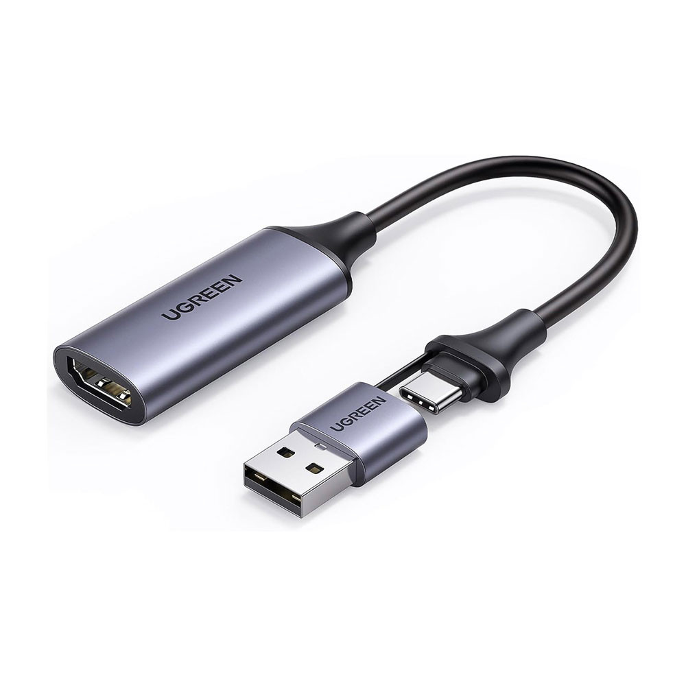 Adaptador de Vídeo Ugreen Hdmi Femêa p/Usb A/C Macho Preto em Oferta na Shopee