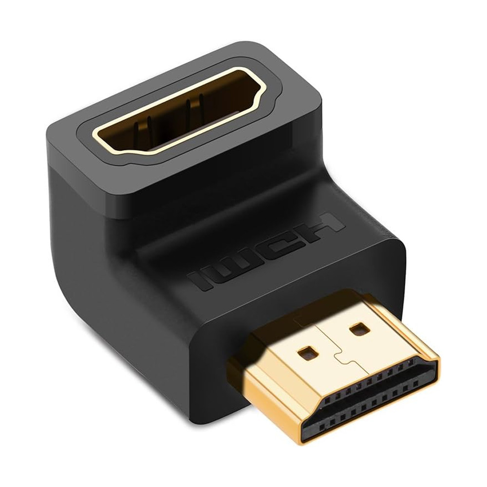 Adaptador de Vídeo Ugreen Hdmi Macho/Fêmea 90 Graus Preto em Oferta na Shopee