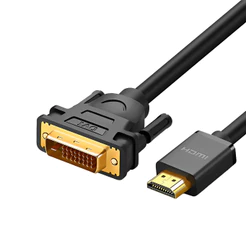 Cabo Vídeo Ugreen Hdmi p/DVI(24+1) Macho 1.5Metros Preto