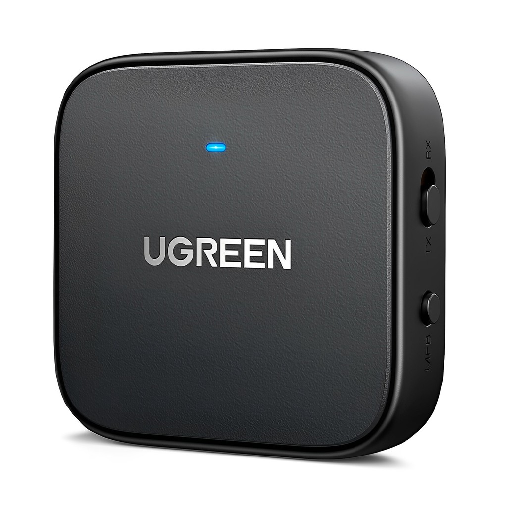 Transmissor Receptor Áudio Bluetooth Ugreen 2 em 1 Preto