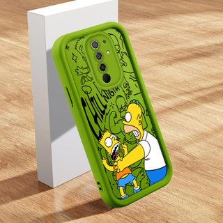 Capa Para Xiaomi Redmi 9 Capinha De Simpson Celular Macio Case Verde Rosa Vermelha 1897 TY em Oferta na Shopee