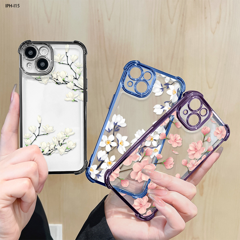Capinha Para iPhone 17 17E 16 16E 15 14 13 12 11 XR 7 8 SE Pro Max Plus Anti Impacto Transparente Capa FS 0523