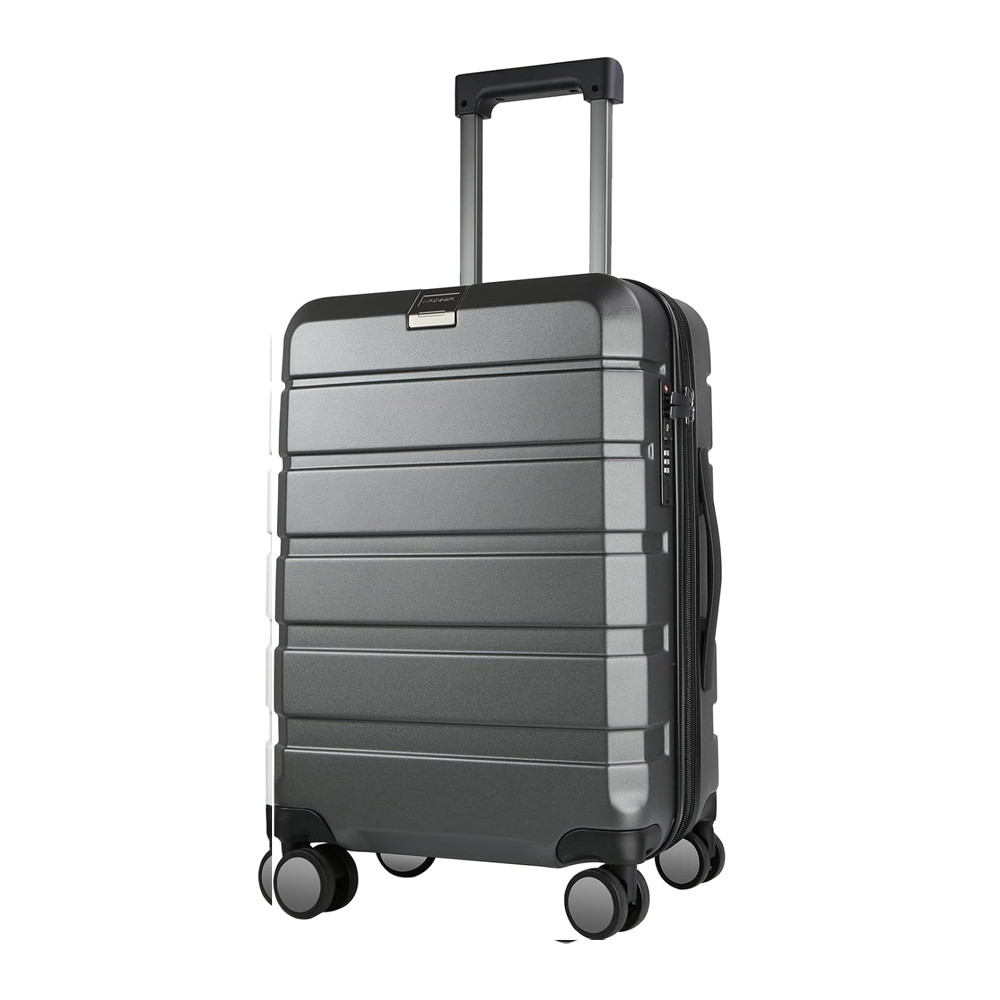Mala de Bordo Mão/Viagem Kroser 20" Rígida 4 Rodas Cinza
