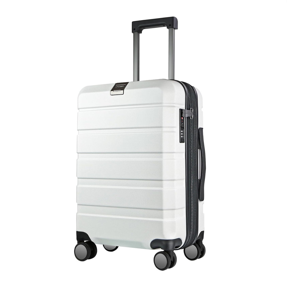 Mala Mão Bordo/Viagem Kroser 20" Rígida 4 Rodas Branca