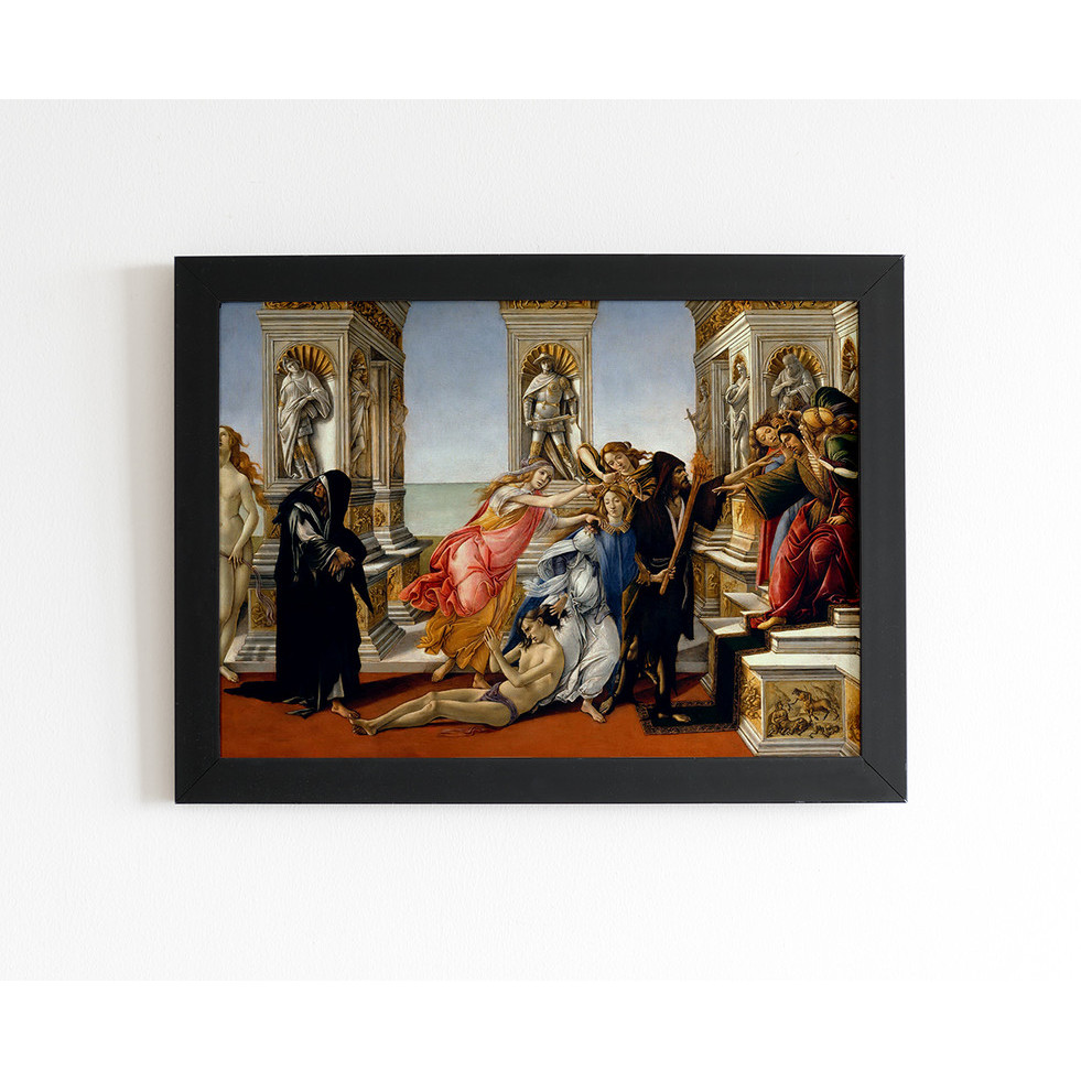 Quadro Art Sandro Botticelli Calúnia de Apeles