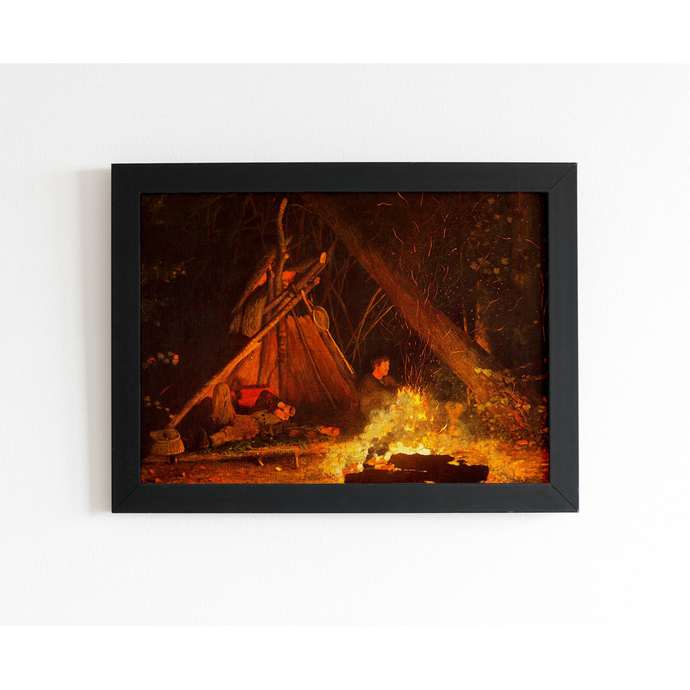 Quadro Art Winslow Homer Fogueira