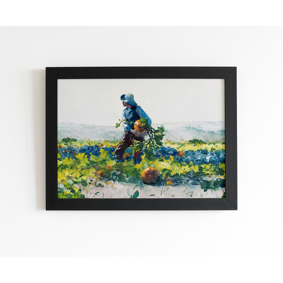 Quadro Art Winslow Homer Para Ser um Menino Fazendeiro