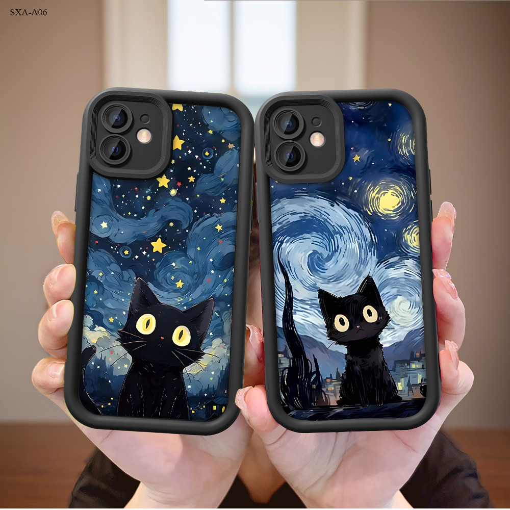 Capinha Case Samsung A06 A05 A05S A04E A03 A03S A02 A01 A10 A10S A11 A31 A51 A71 Core Preto Macio Para Capa TY5656