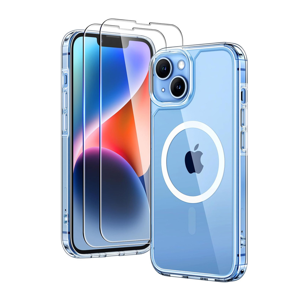 Capa TAURI Magnética iPhone 14 6,1", Proteção Total 360