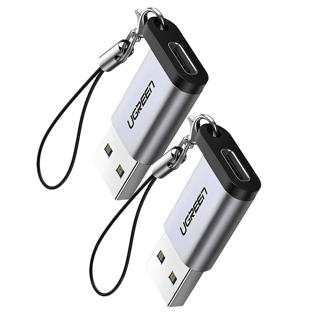 Adaptador Ugreen Us276 Usb 3.0 para Usb Tipo C Cinza 2 Unidades em Oferta na Shopee