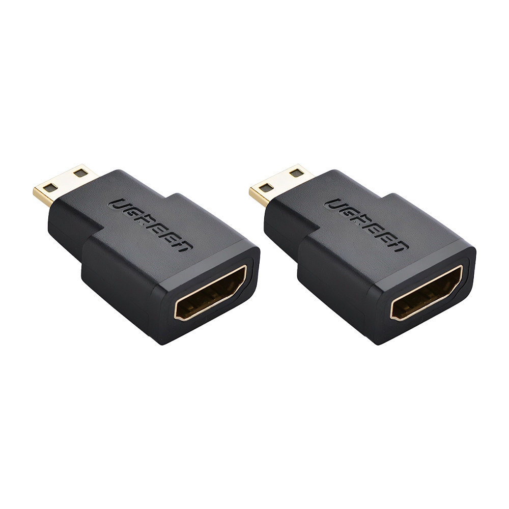 Adaptador Mini Hdmi Ugreen p/Hdmi 4k Macho-Fêmea Preto 2 Unidades em Oferta na Shopee