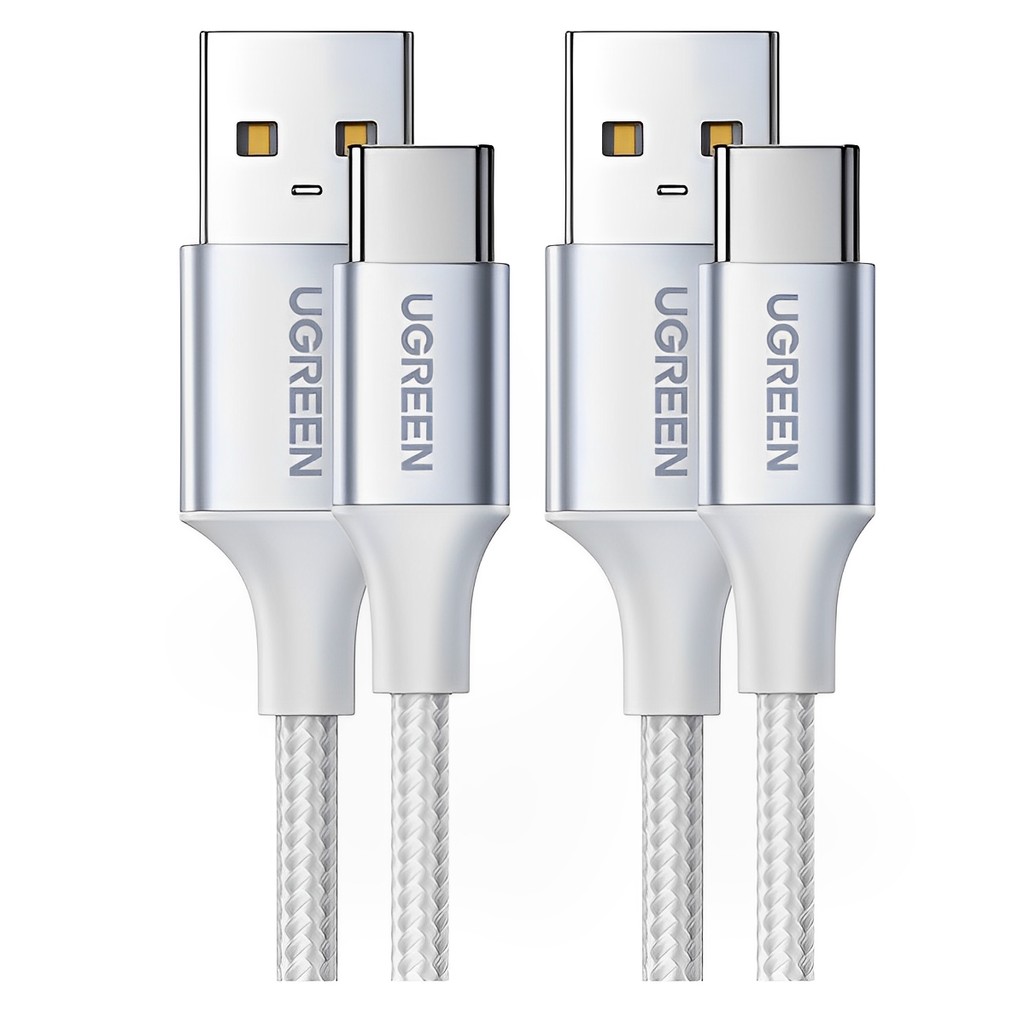 Cabo de Dados Ugreen Us288 Usb 2.0 p Usb Tipo C 1m Branco 2 Unidades em Oferta na Shopee