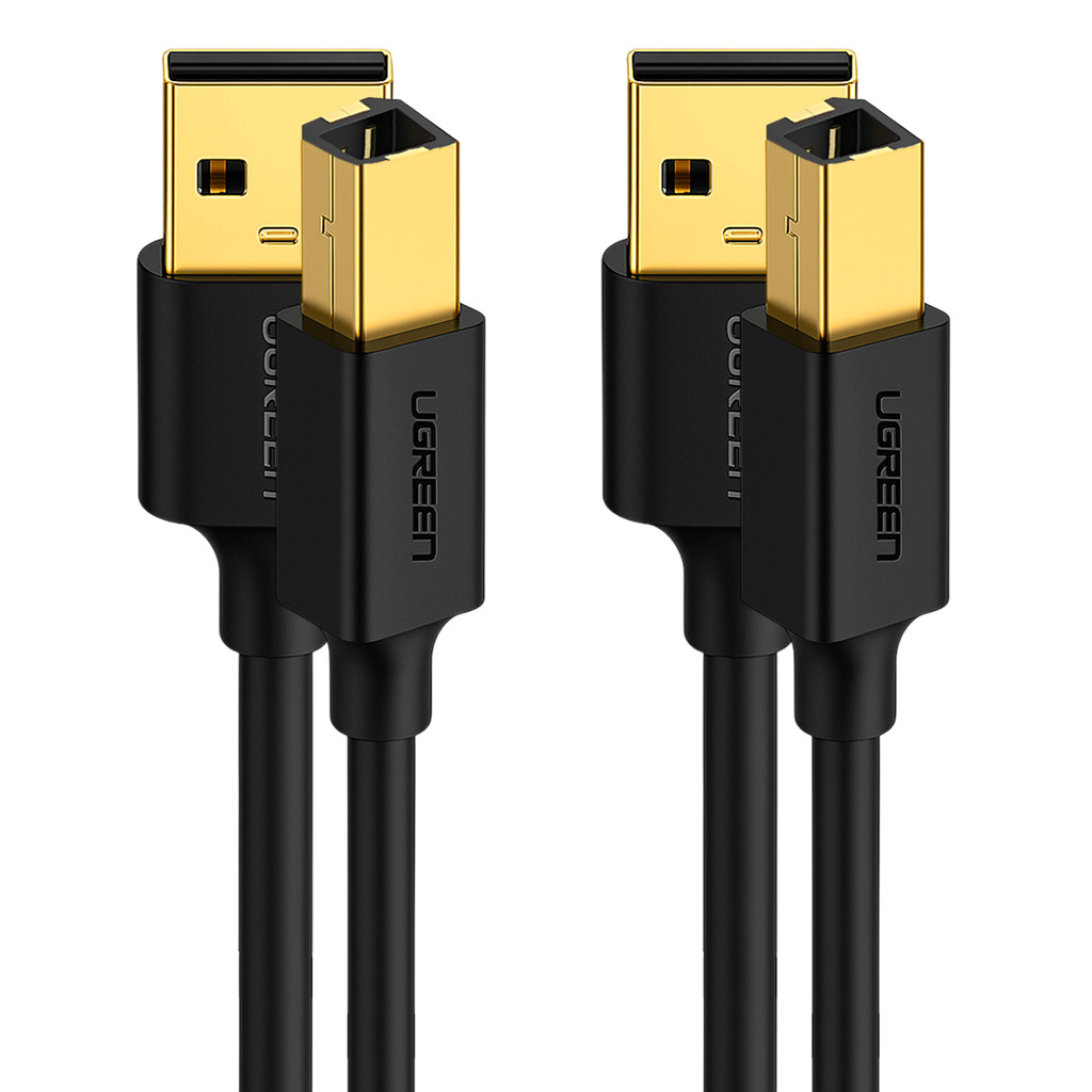 Cabo Impressora Usb 2.0 Ugreen Tipo A para Tipo B 3Metro 2 Unidades em Oferta na Shopee