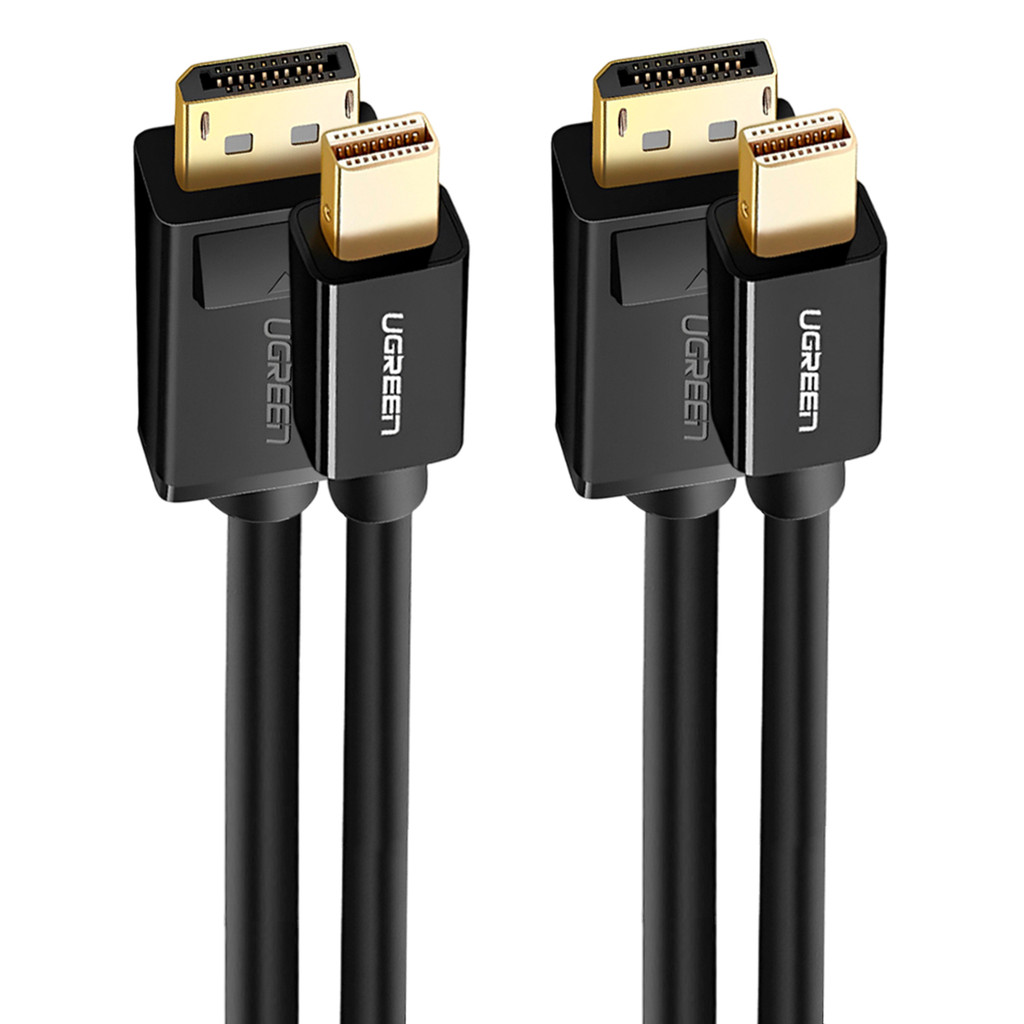 Cabo Mini Displayport Ugreen p/Displayport Resolução 4k 1.5m 2 Unidades