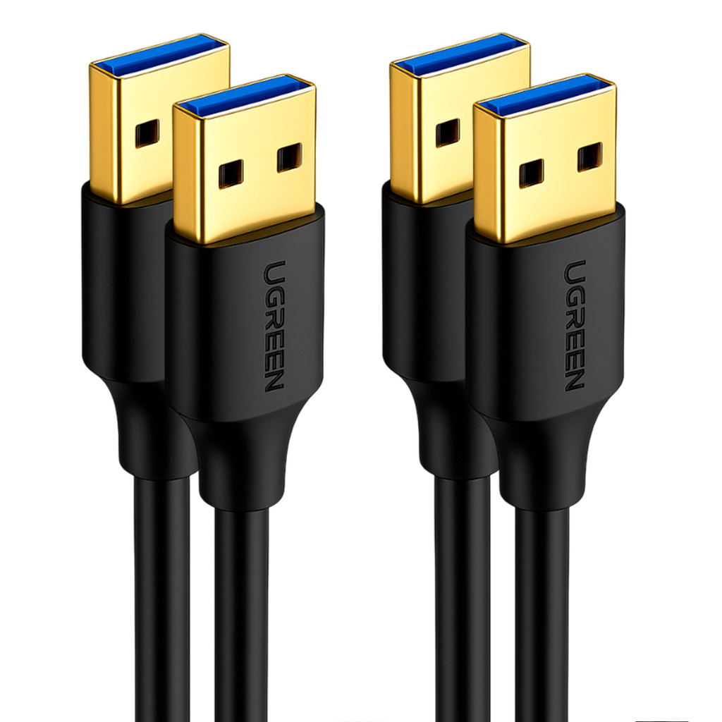 Cabo Usb 3.0 Macho Ugreen Tipo A para A 0.5 Metros 10369 2 Unidades em Oferta na Shopee