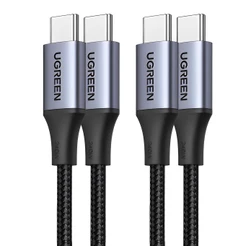 Cabo Usb C Ugreen Sincronização Dados 480Mbs 240W 2 Metros 2 Unidades