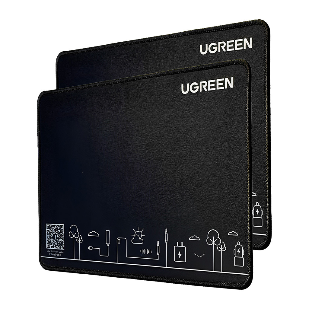 Mouse Pad Ugreen Borracha Antiderrapante Pequeno Preto 2 Unidades em Oferta na Shopee
