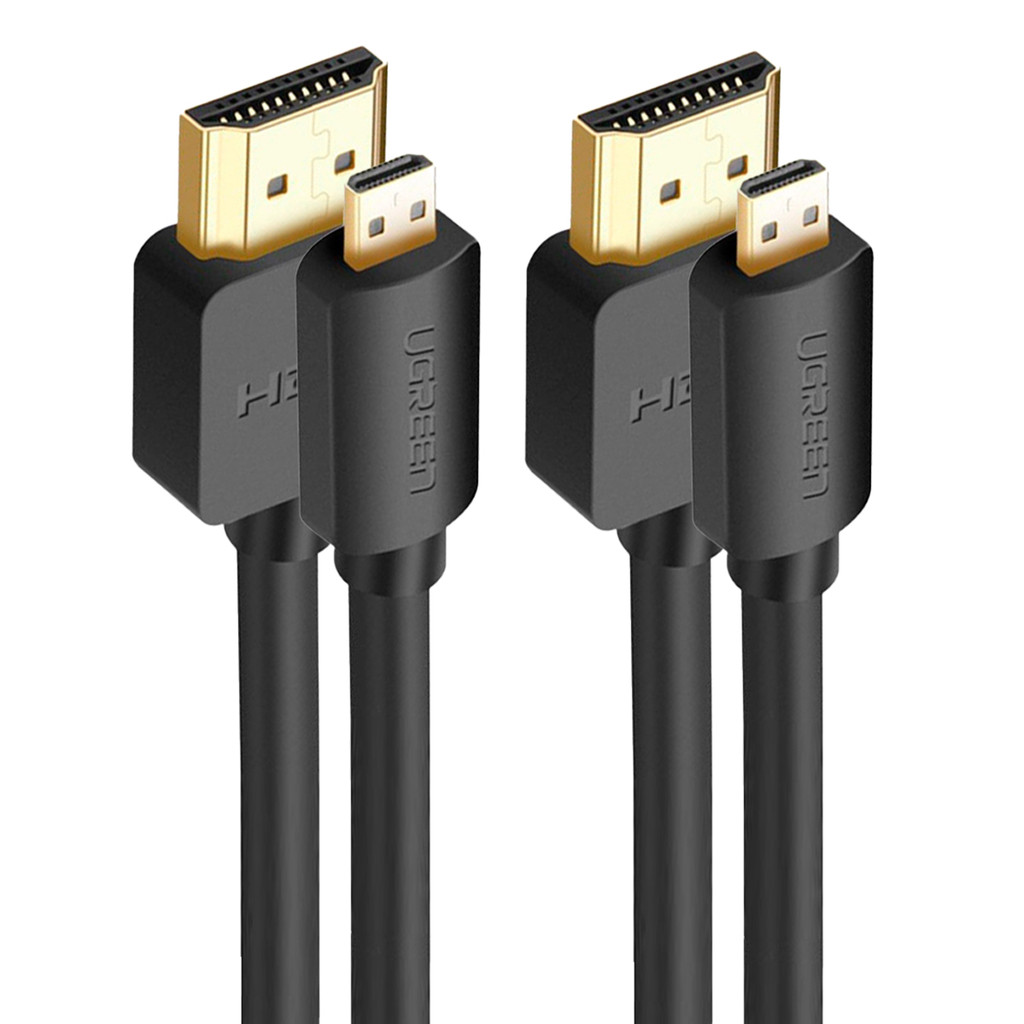 Ugreen Cabo Micro Hdmi para Hdmi 4k 60Hz 2 Metros Preto 2 Unidades