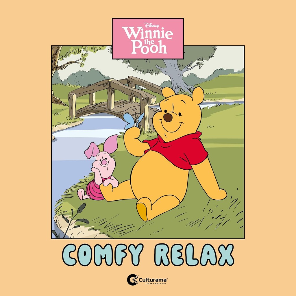 Livro Pooh - Comfy Relax Livro de Colorir