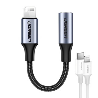 Adaptador Ugreen Us211 Compatível com iPhone P2 3.5mm 10cm + Cabo iOS (K-3054-3673) em Oferta na Shopee