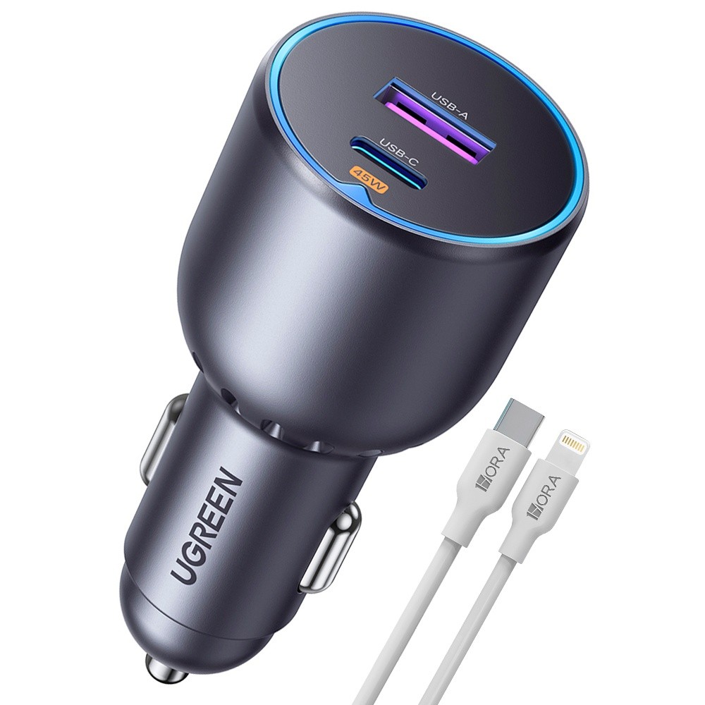 Carregador Ugreen Usb A/C Máx. 63W Cabo Para iPhone (K-8693-5883) em Oferta na Shopee