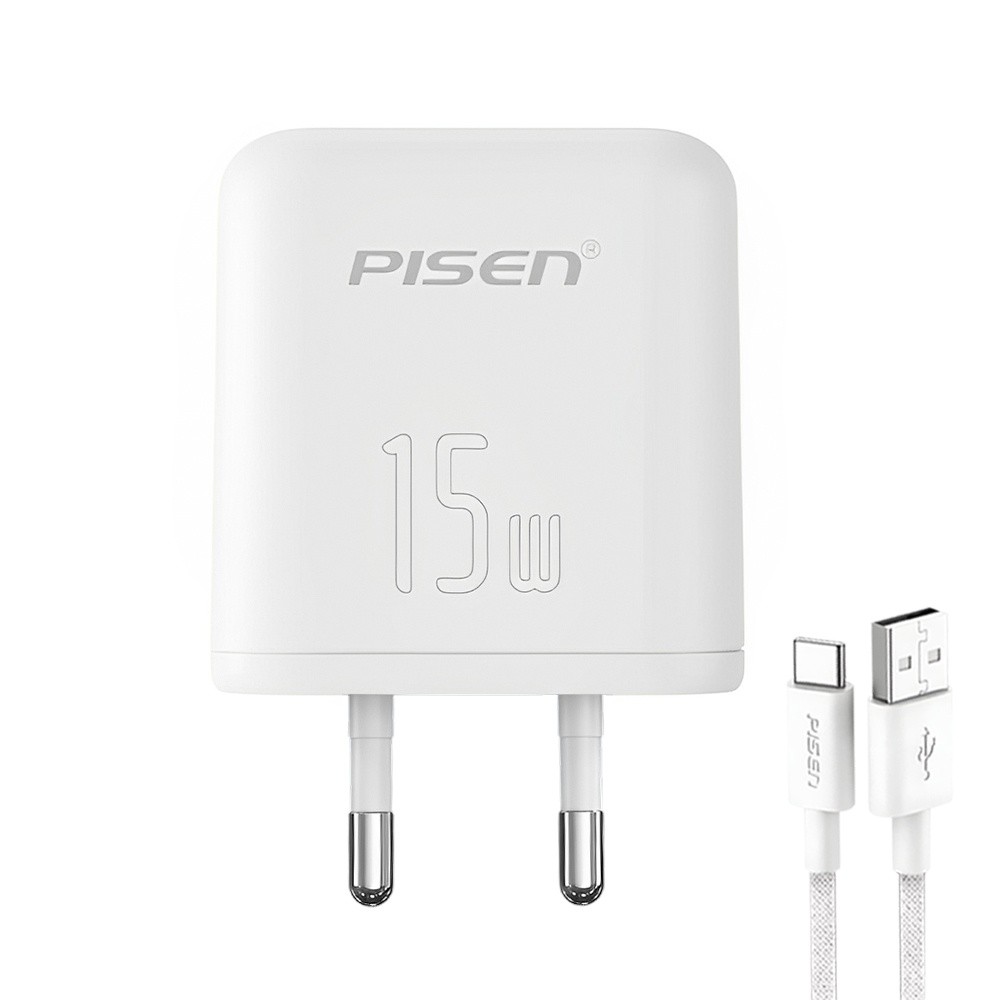 Carregador Usb Pisen TP-C45 3 Porta USB-A Max 15W Branco + Cabo (K-9111-9113) em Oferta na Shopee