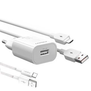 Carregador Usb Pisen TS-C134A Porta Usb A Máx 10W Branco + Cabo (K-9110-9113) em Oferta na Shopee