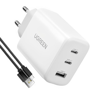 Carregador Usb Ugreen Usb A/C Max. 65W + Cabo Usb A/C (K-4726-5882) em Oferta na Shopee