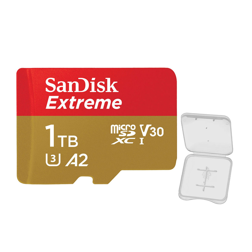 Cartão Memória Micro Sd Sandisk 1Tb  Extreme 190Mbs +Case (K-4396-1698)