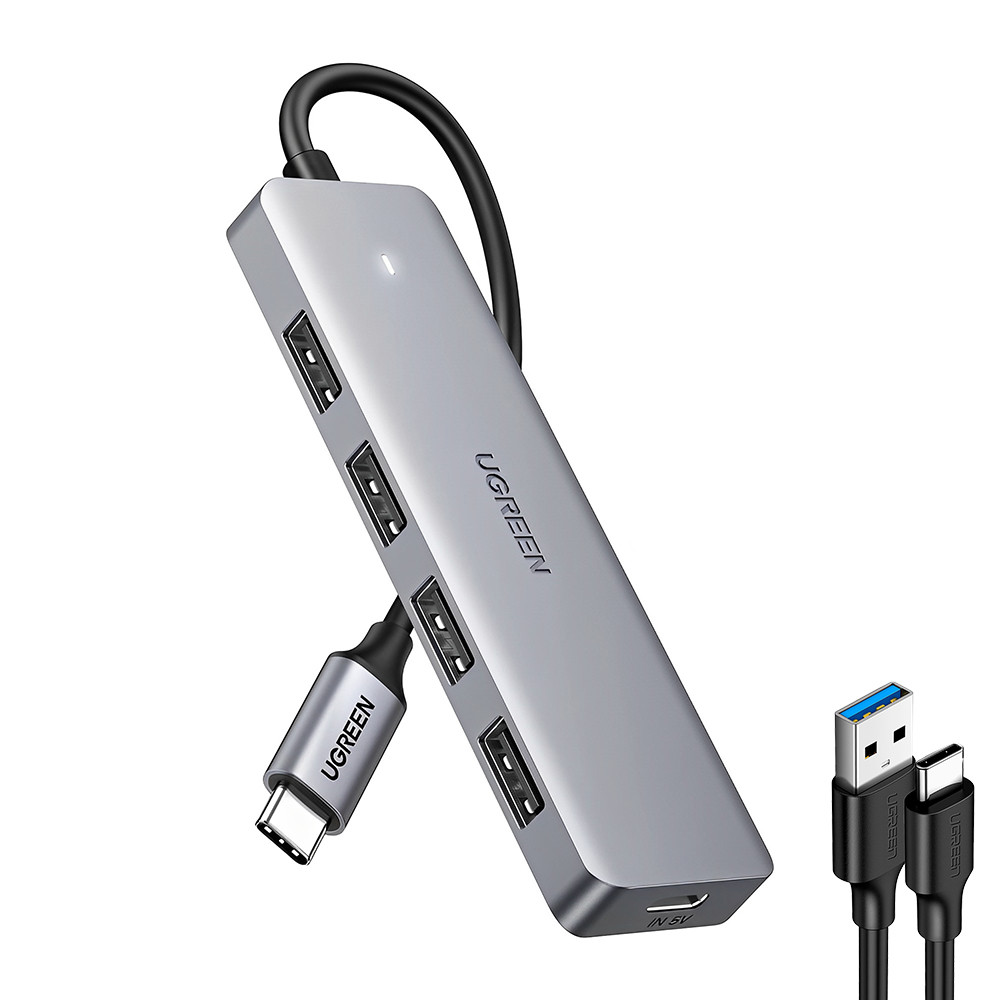 Hub Adaptador Ugreen Usb C p/Usb 3.0 +Cabo USB-C (K-2804-3042)