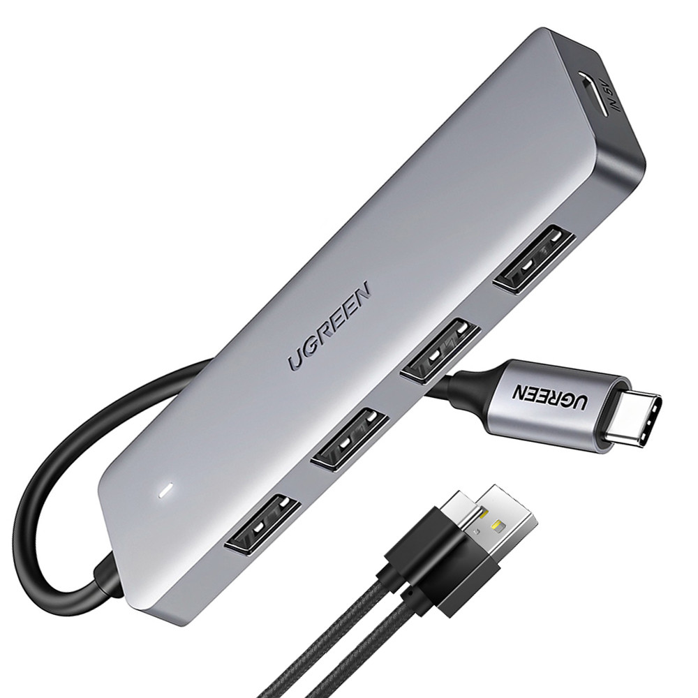 Hub Adaptador Ugreen Usb C p/Usb 3.0 +Cabo USB-C (K-2804-5882)
