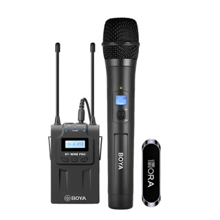 Microfone Sem Fio Boya By-WM8 Pro-K3 + Suporte p/Smartphone (K-2982-5880) em Oferta na Shopee
