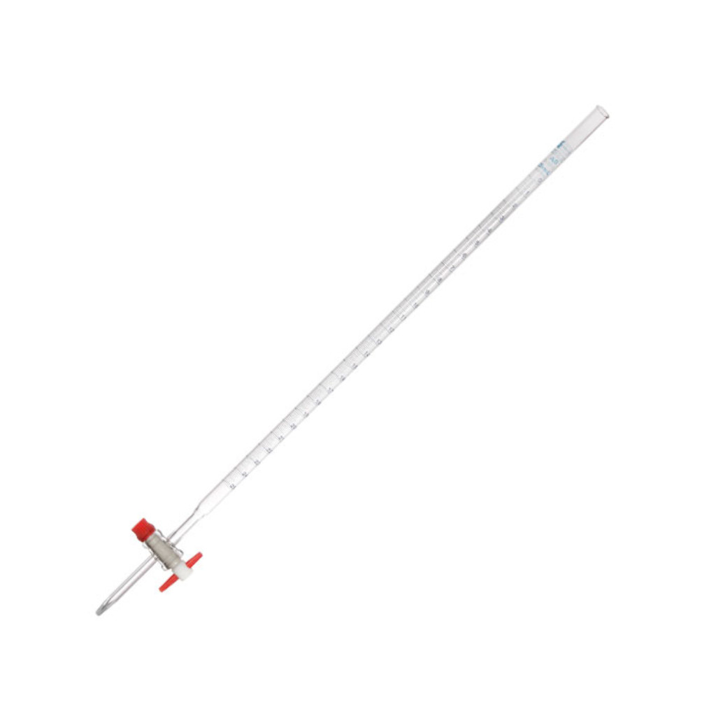 Bureta de Vidro Graduada com Torneira em Teflon Capacidade: 10 ml - 5 Unds