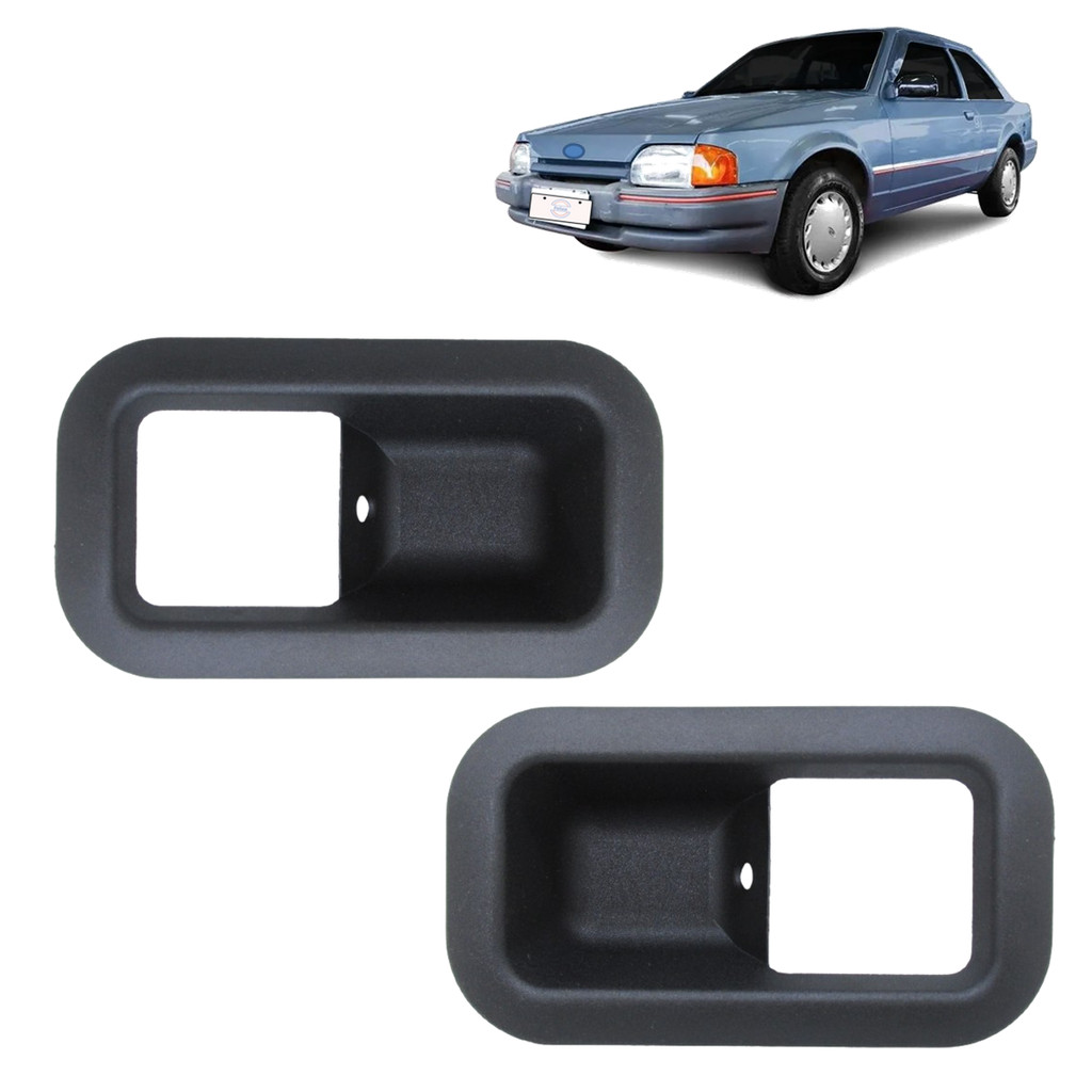 Par Molduras Acabamento maçaneta Interna Ford Escort Hobby em Oferta na Shopee