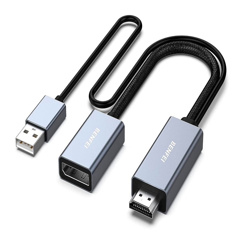 Adaptador Benfei Hdmi pra Displayport Monitor 000343grey em Oferta na Shopee