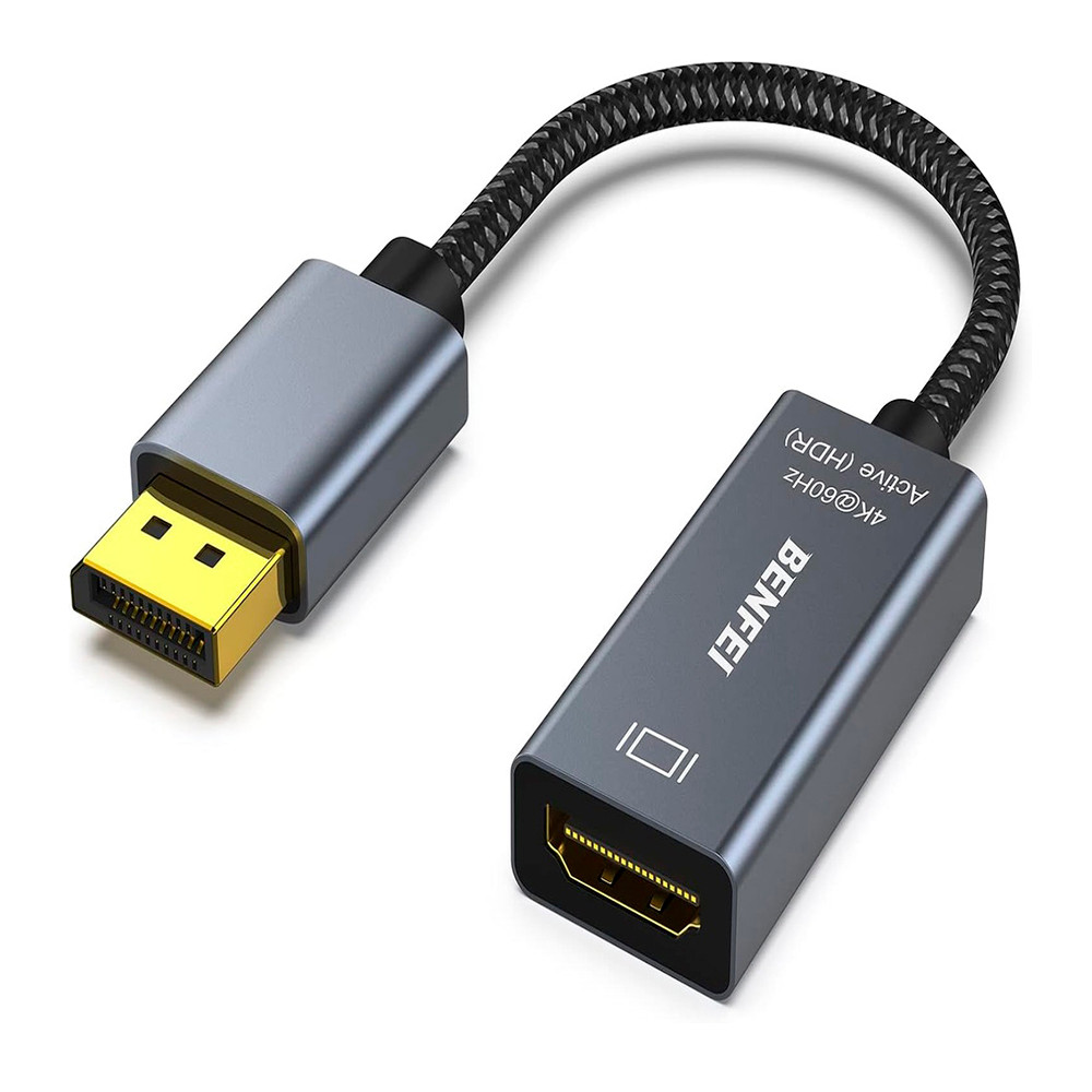 Benfei Adaptador DisplayPort Para HDMI Ativo 4K a 60Hz