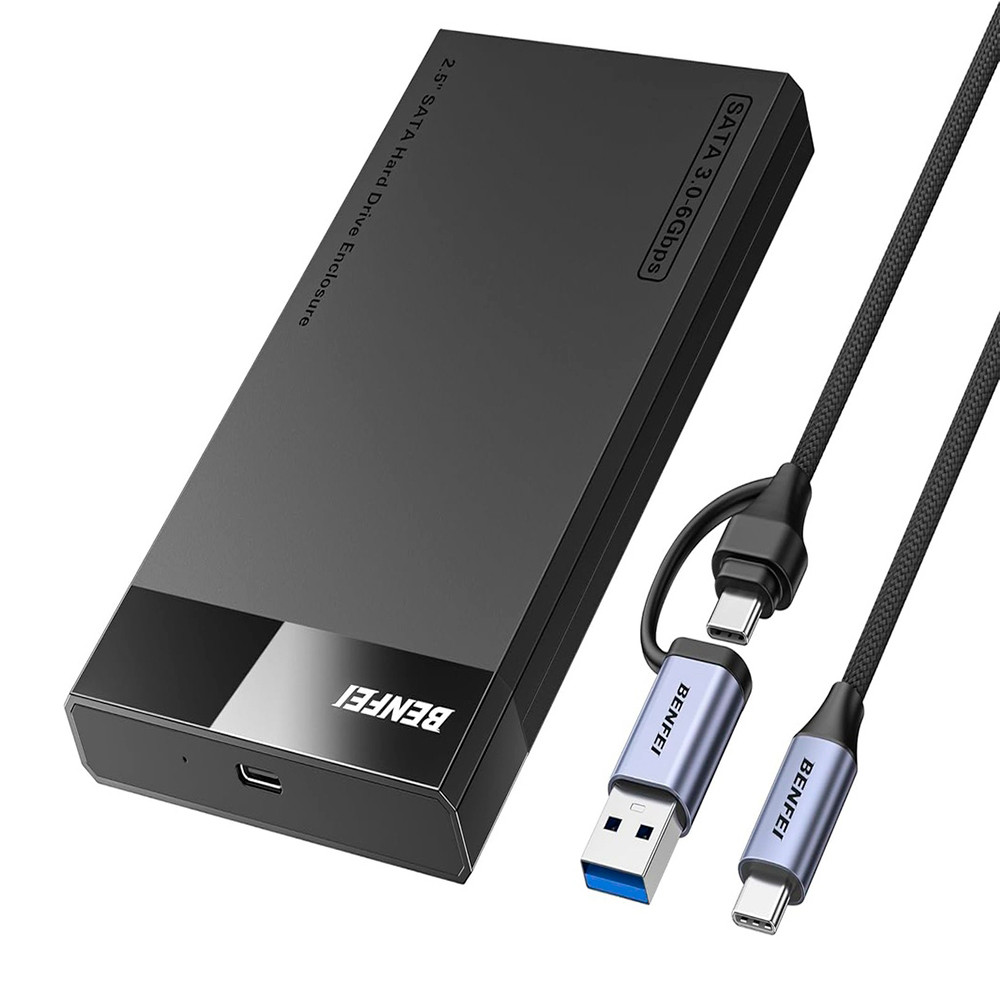 Benfei Case Hd/Ssd 2.5 Sata p/Usb Sem Ferramentas Preto em Oferta na Shopee