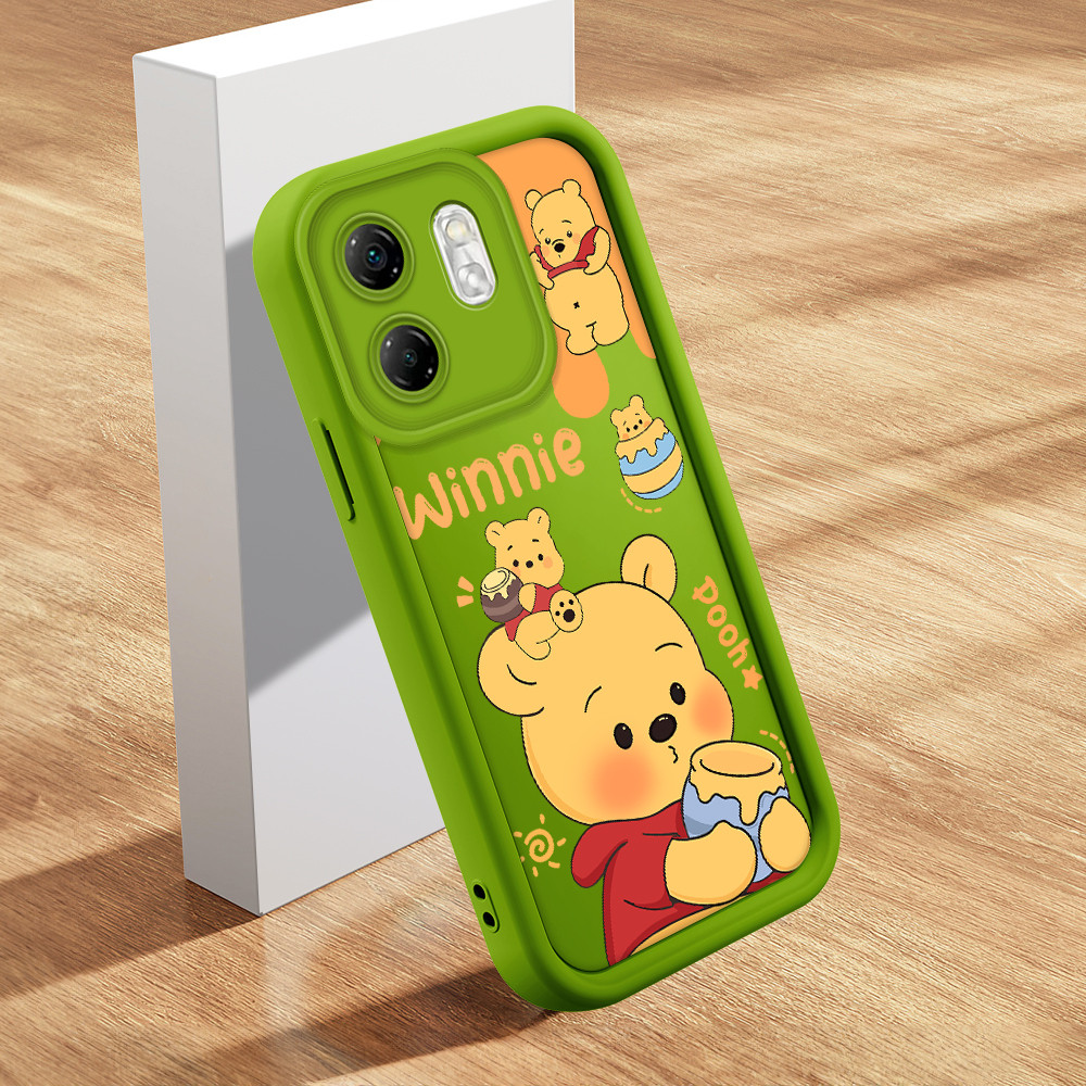 Capa Para Infinix Smart 9 Hot 50i Macia Silicone Rose Verde Capinha Do Telefone Criativa TY 1058