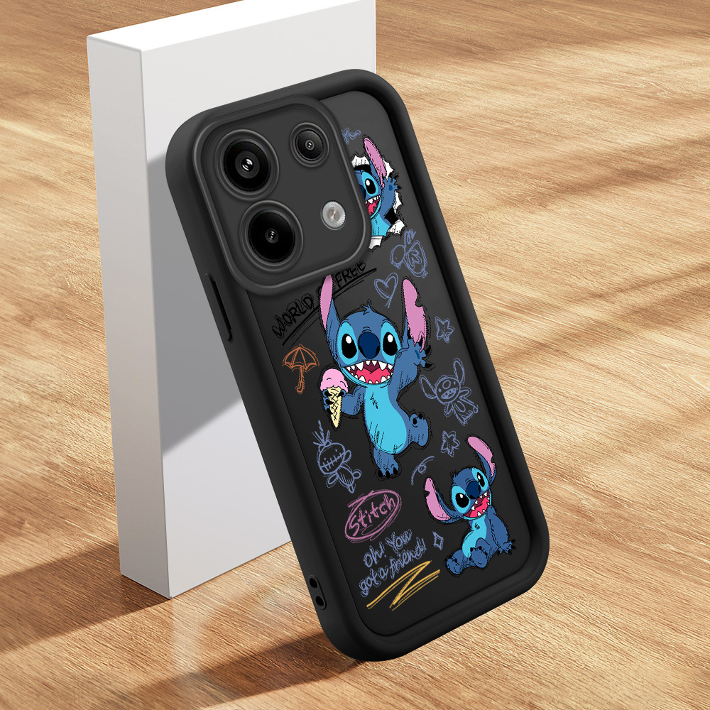 Capinha Para Xiaomi Poco X6 Redmi Note 13 Pro Neo 5G Capa De Celular Macia Silicone Protetora Preta Case BTY 5619 em Oferta na Shopee